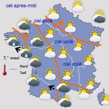 Fortes pluies dans le Sud-est et rafraîchissement généralisé