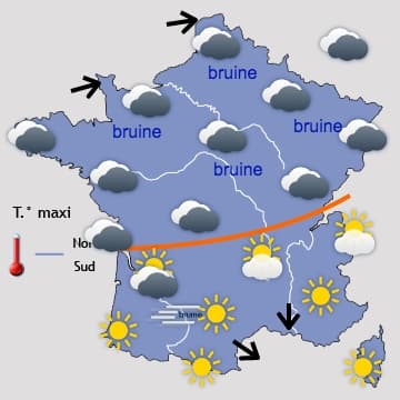 Début de semaine sec et stable, puis retour des pluies ! 