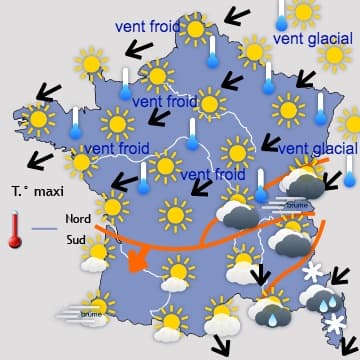 GLACIAL avant la neige de mercredi et jeudi 