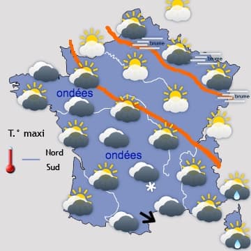 Retour du courant perturbé sur toute la France à partir de samedi