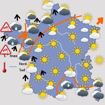 De conditions printanières à un froid vraiment hivernal
