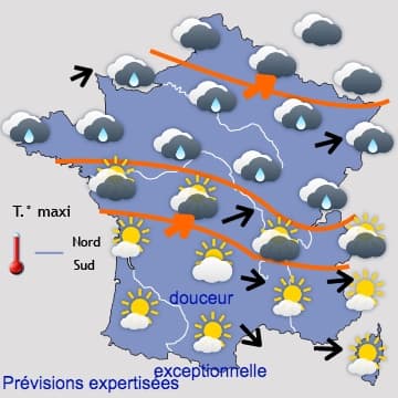 Baisse spectaculaire mais seulement temporaire des températures