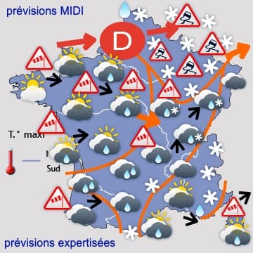 Sur l'autoroute des fronts pluvieux et venteux ! 