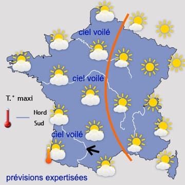 Estival jusqu'à samedi midi, puis brutale dégradation 