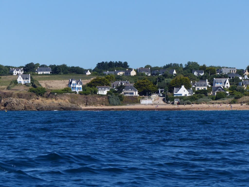 Mer bleue marine 