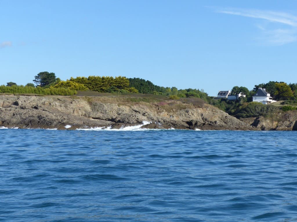 Mer calme et peu agitée 