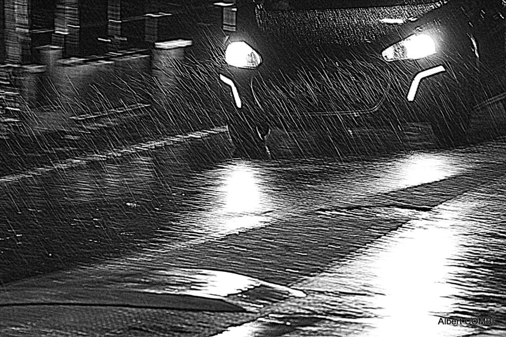 Pluie battante en début de soirée