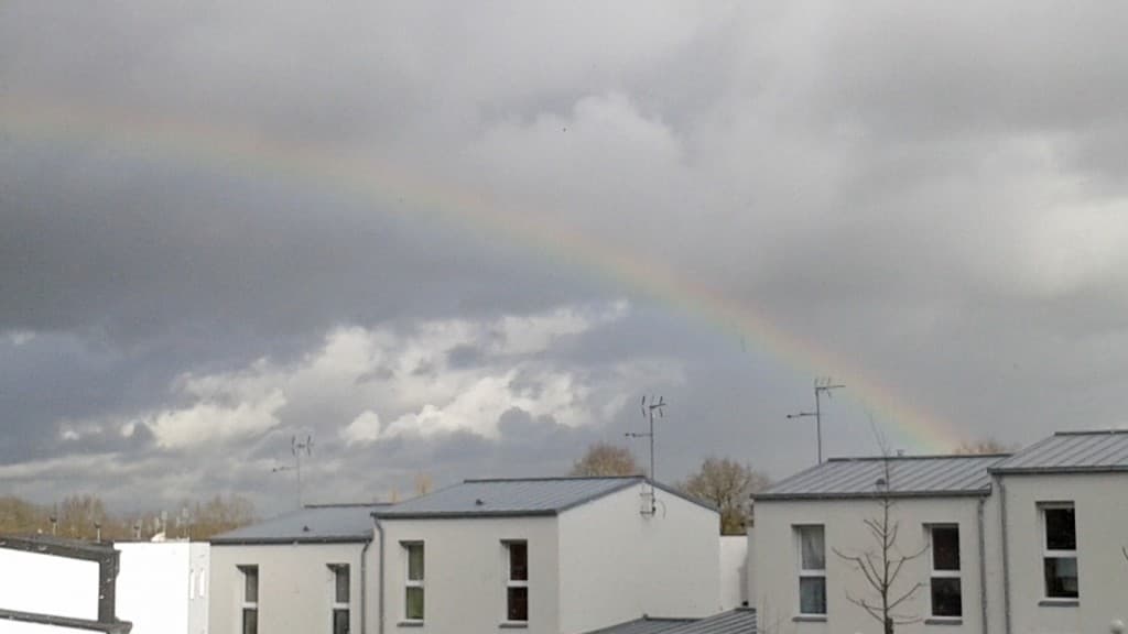 ciel changeant au nord de Nantes