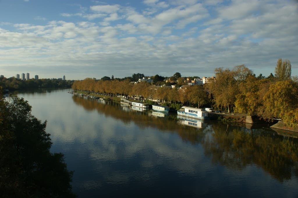 pont de la jonelière en automne