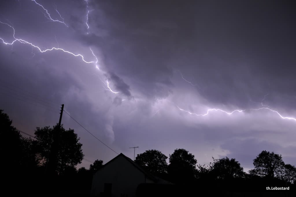 Premier orage estival