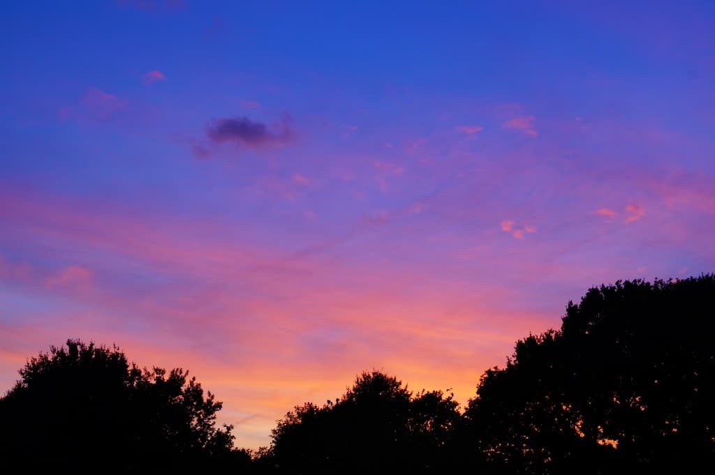 Superbe coucher de soleil