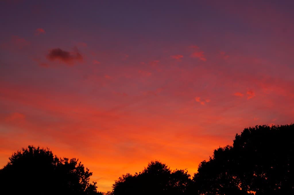 Superbe coucher de soleil