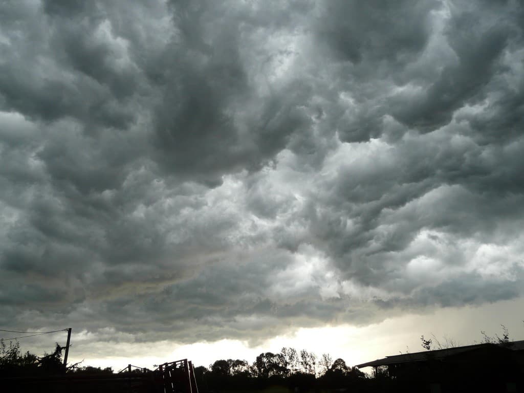 Orage en approche