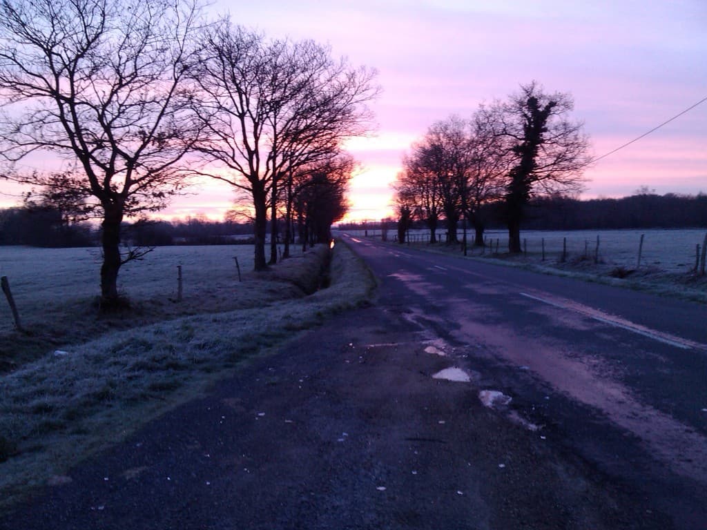UN MATIN GIVRE DE JANVIER..