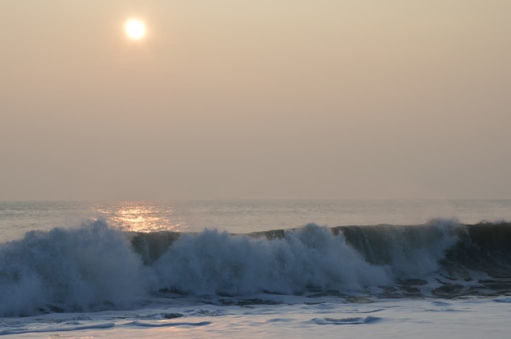 vagues à Saint Gilles