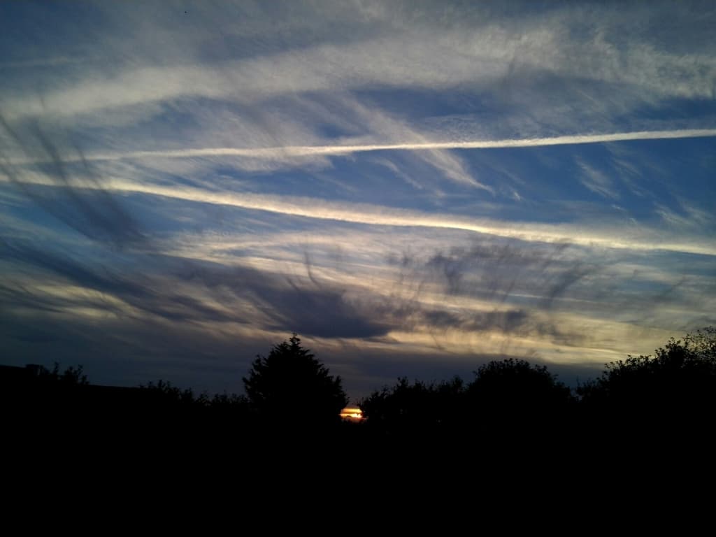 coucher de soleil en Bretagne