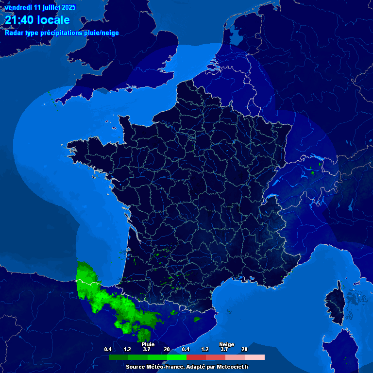 Image d'illustration pour Suivi des pluies en France