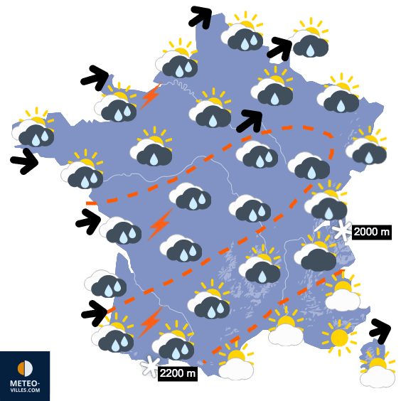 Météo : Pas d'accalmie durable en vue
