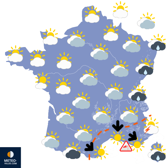 Retour d'un temps plus calme, puis plus estival