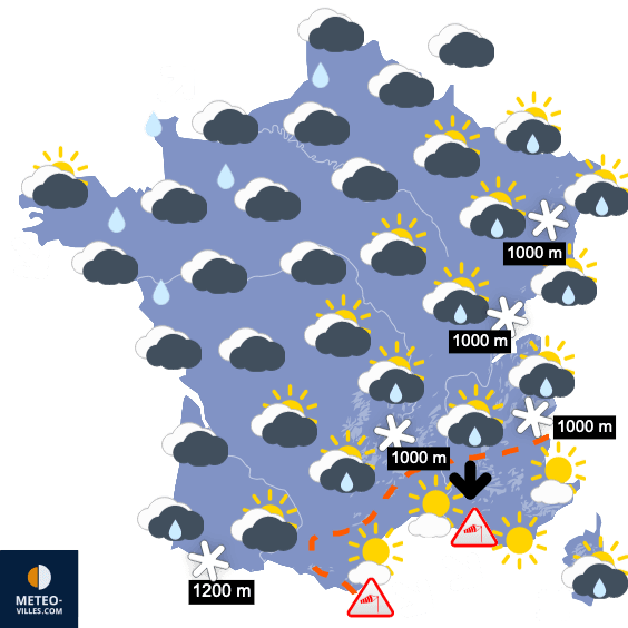 Une semaine de temps calme, mais souvent gris