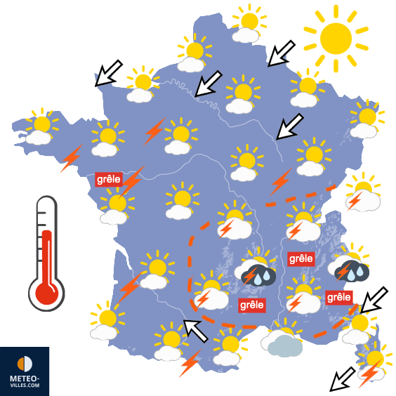 Canicule et orages : un cocktail explosif