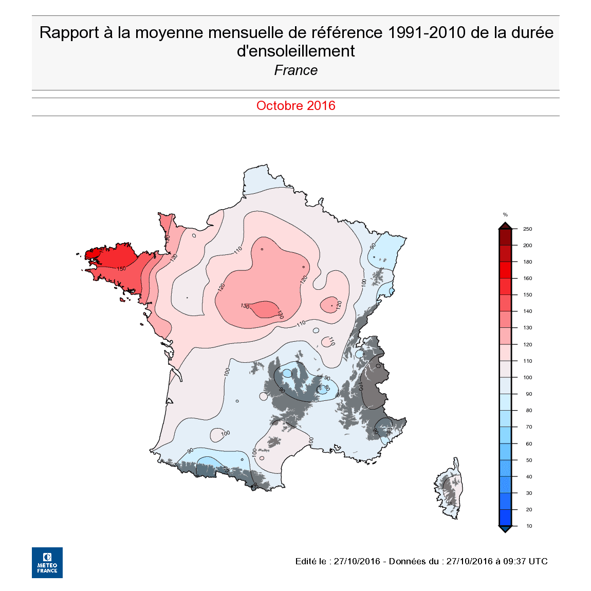 Image d'illustration pour Pré-bilan d'octobre 2016 : plus sec et frais que la normale