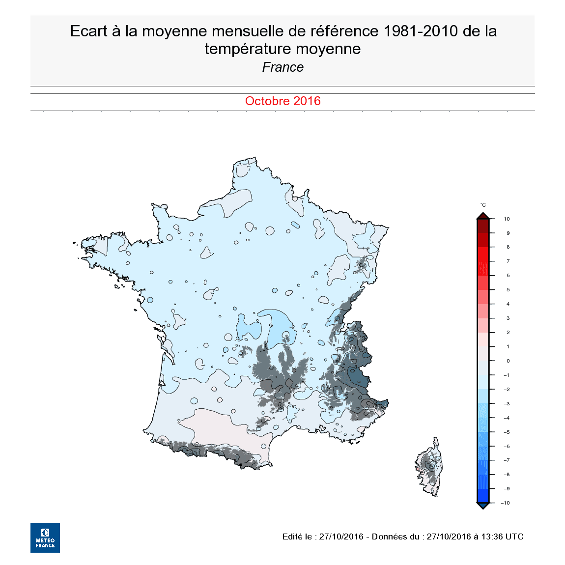 Image d'illustration pour Pré-bilan d'octobre 2016 : plus sec et frais que la normale