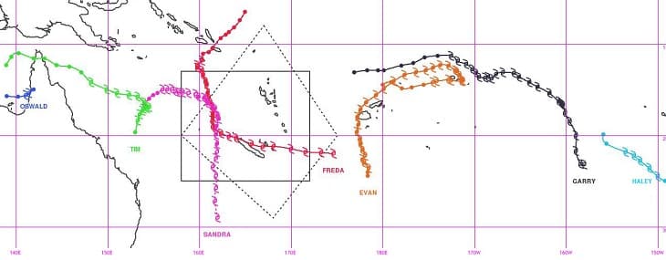 Image d'illustration pour Bilan de la saison cyclonique dans le Sud-Ouest du Pacifique
