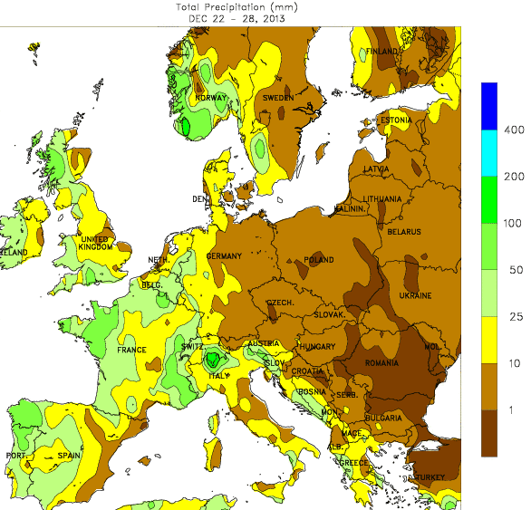 Image d'illustration pour Bilan météo hebdomadaire en Europe