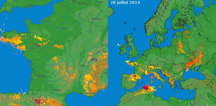 Image d'illustration pour Orages violents en Bretagne