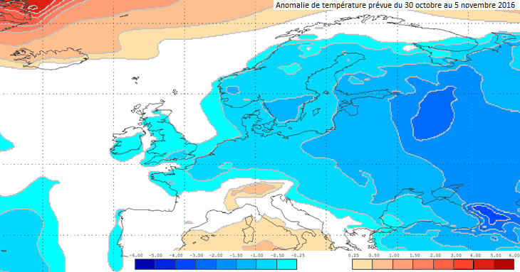 Image d'illustration pour Vers une première quinzaine de novembre froide en Europe ?