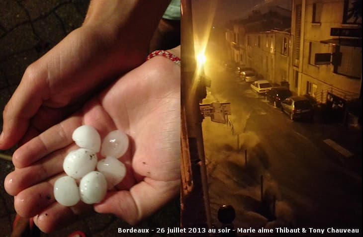 Image d'illustration pour Orages très violents en Aquitaine et Poitou Charentes