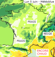 Image d'illustration pour Une Pentecôte plus perturbée et plus fraîche que l'Ascension