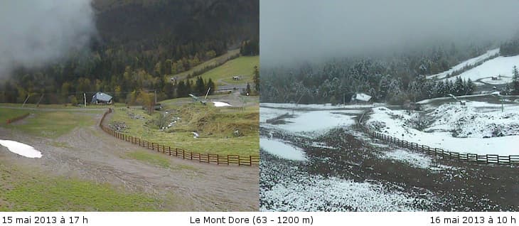 Image d'illustration pour Neige sur le Massif Central et les Pyrénées