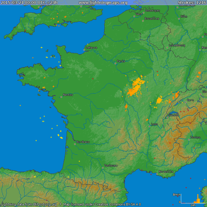 Image d'illustration pour Premiers orages de printemps liés à la chaleur - Grêle en Bourgogne