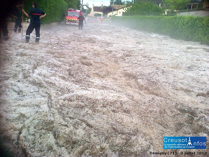 Image d'illustration pour Orages localement violents (Bourgogne - Jura) et fortes pluies