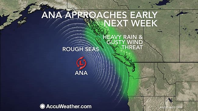 Image d'illustration pour Cyclone Ana : entre Hawaii et les côtes américaines