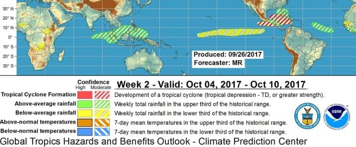 Image d'illustration pour Les ex-ouragans Maria et Lee en route vers l'Europe