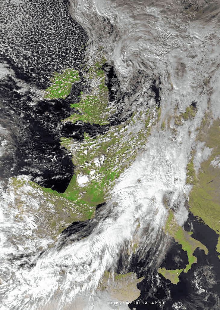 Image d'illustration pour Fortes pluies et inondations en Rhône-Alpes (Drôme - Ardèche)