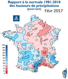 Image d'illustration pour Déficits pluviométriques et menace de sécheresse