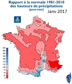 Image d'illustration pour Déficits pluviométriques et menace de sécheresse