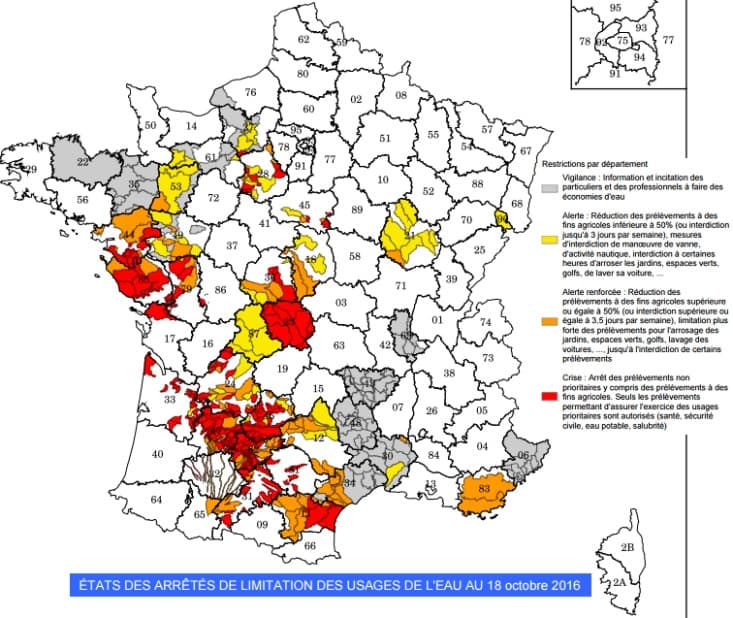 Image d'illustration pour Sécheresse et déficits pluviométriques se poursuivent