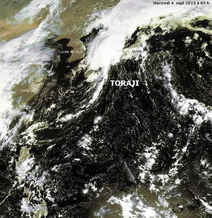 Image d'illustration pour Ex tempête tropicale Toraji (Japon)