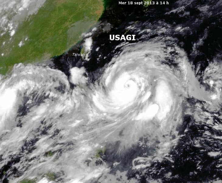 Image d'illustration pour Typhon Usagi / Odette (Pacifique - Taïwan)
