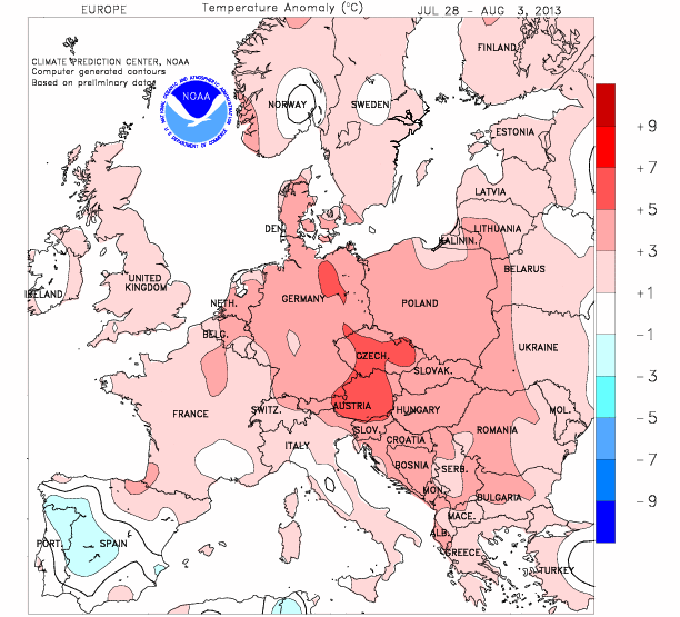 Image d'illustration pour Canicule en Europe Centrale