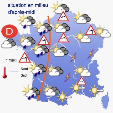 La tempête s'éloigne mais pas les orages