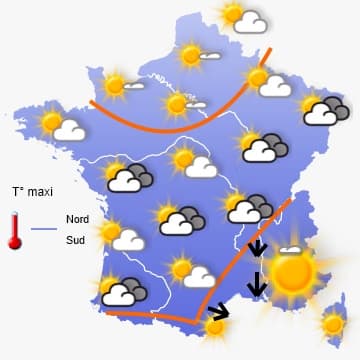 Un temps généralement calme et sec pour les journées du partimoine