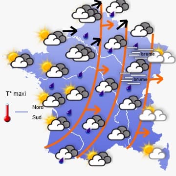 Changement de temps probable à partir de ce week-end