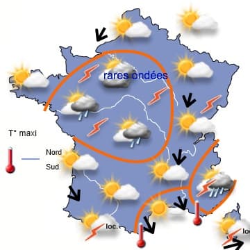 Violents orages dans le Sud-est - plus calme ailleurs