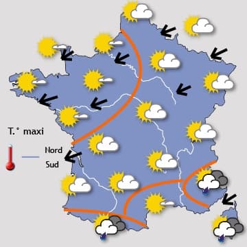 Beau temps jusqu'en milieu de semaine